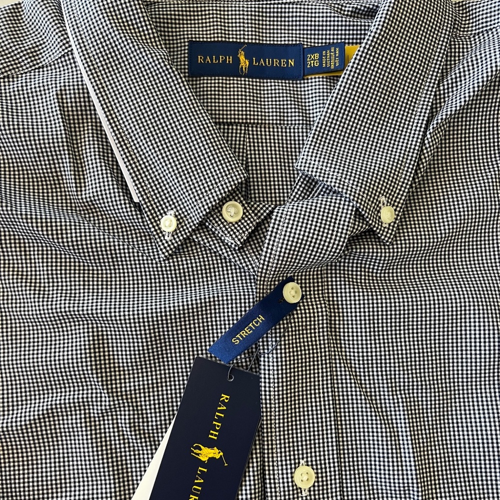 Ralph Lauren Checked Core Replen Stretch Button-Down  Shirt Men